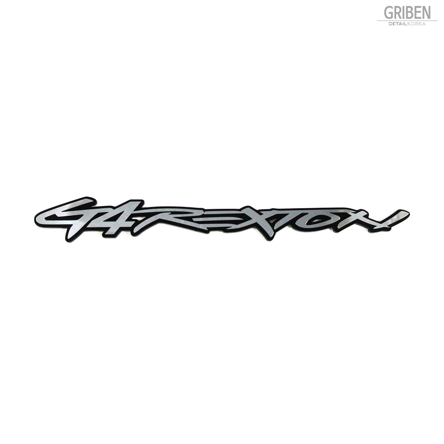 Griben Car Emblem Metal Chrome Badge 70250 for Ssangyong G4 Rexton