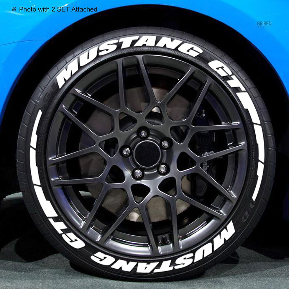 Μικρογραφία: GRIBEN Tire Lettering Sticker Fits MUSTANG GT (4 Sets) TRP011