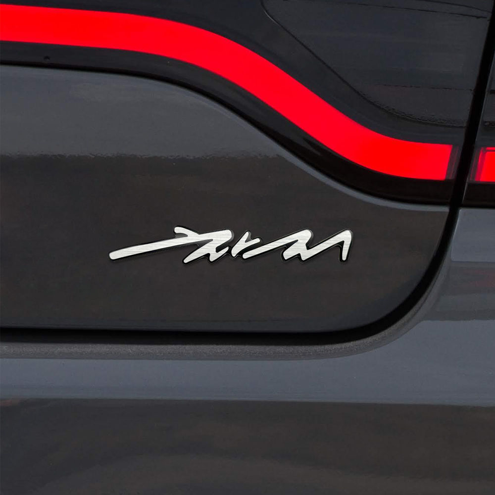 Griben Car Emblem Handwriting Korean language "차저" 30423 Badge for Charger