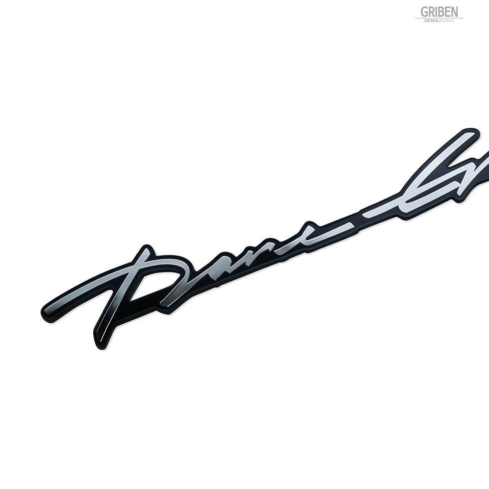 الصورة المصغرة: Griben 70359 Car Slogan Handwriting Emblem Metal Chrome Badge for CT6