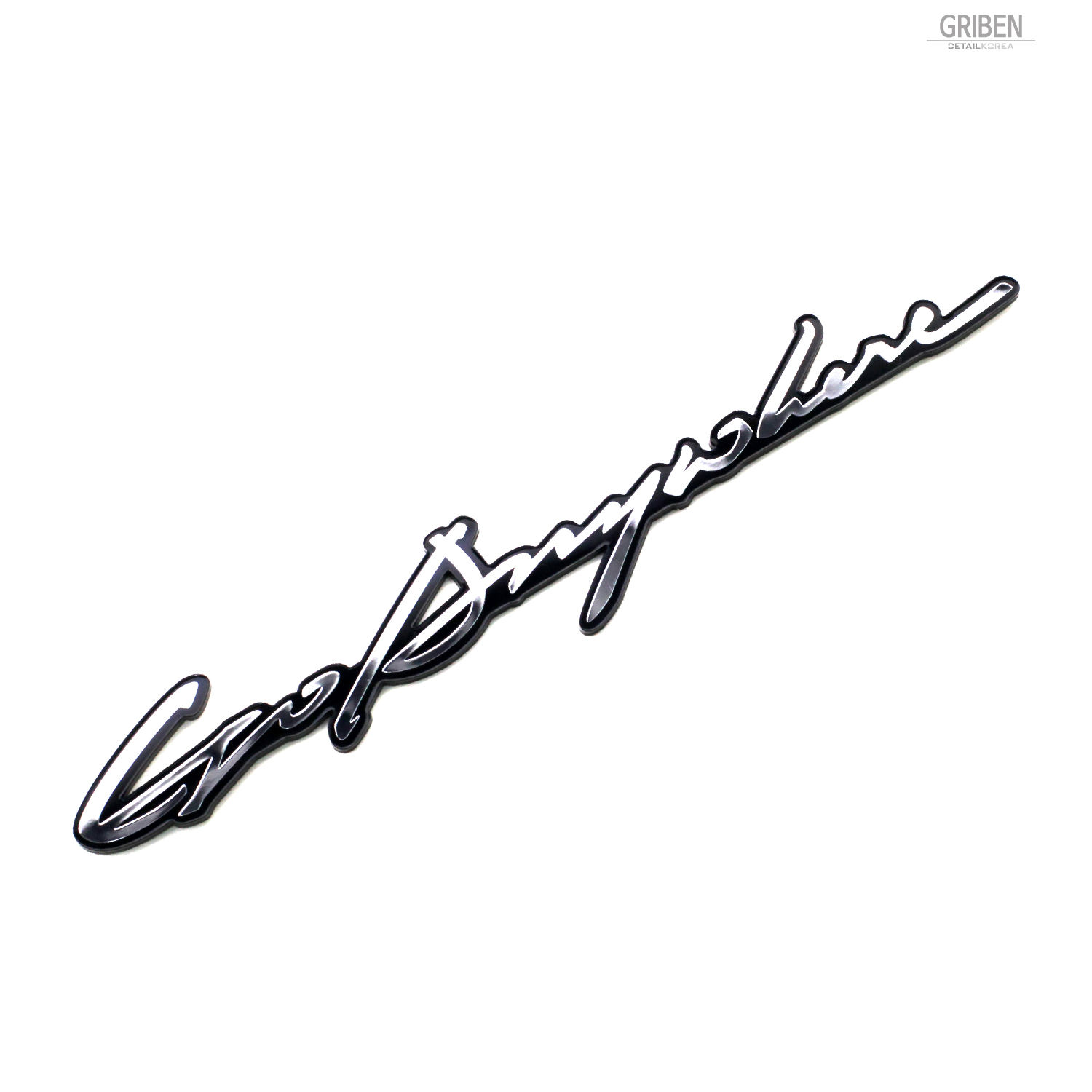 Griben Car Emblem Handwriting Metal Chrome Badge 70309 for Jeep All Cars