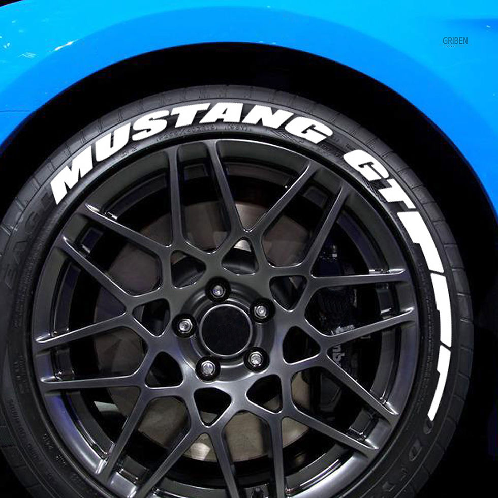 Μικρογραφία: GRIBEN Tire Lettering Sticker Fits MUSTANG GT (4 Sets) TRP011