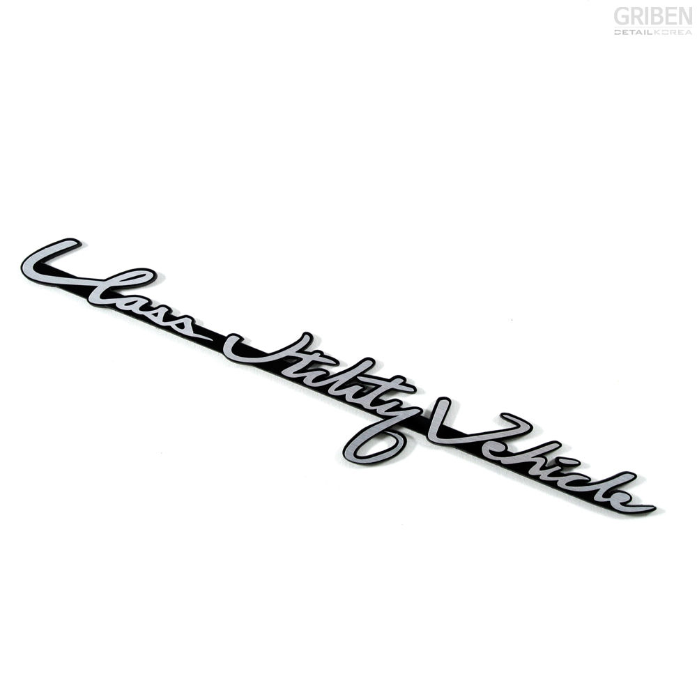 Griben Car Slogan Emblem Badge 30124 for Korando