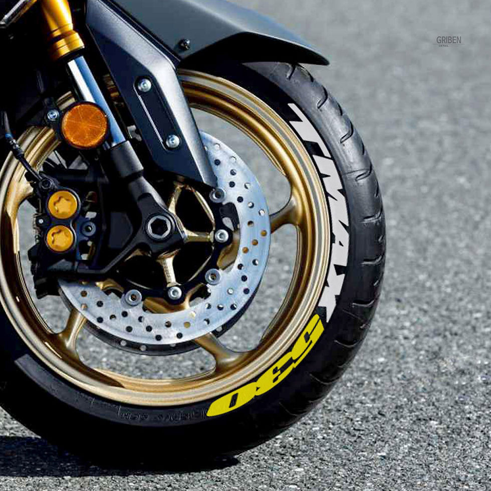 Thumbnail: GRIBEN Tire Lettering Sticker (4 Sets) TRP037 (TMAX 530)