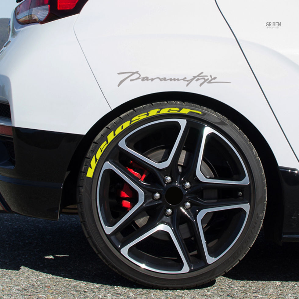 Tire Letters Sticker / GRIBEN