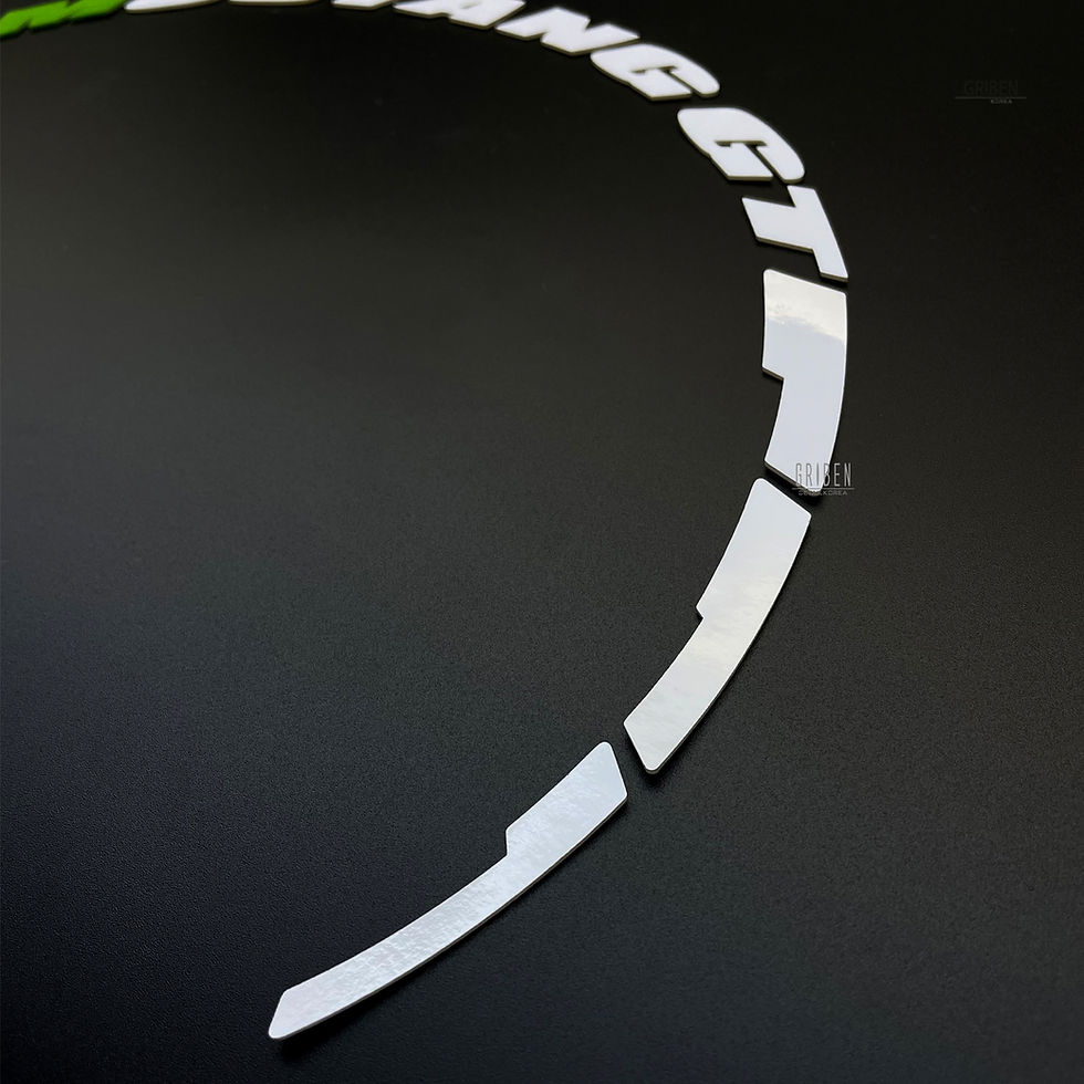 Μικρογραφία: GRIBEN Tire Lettering Sticker Fits MUSTANG GT (4 Sets) TRP011
