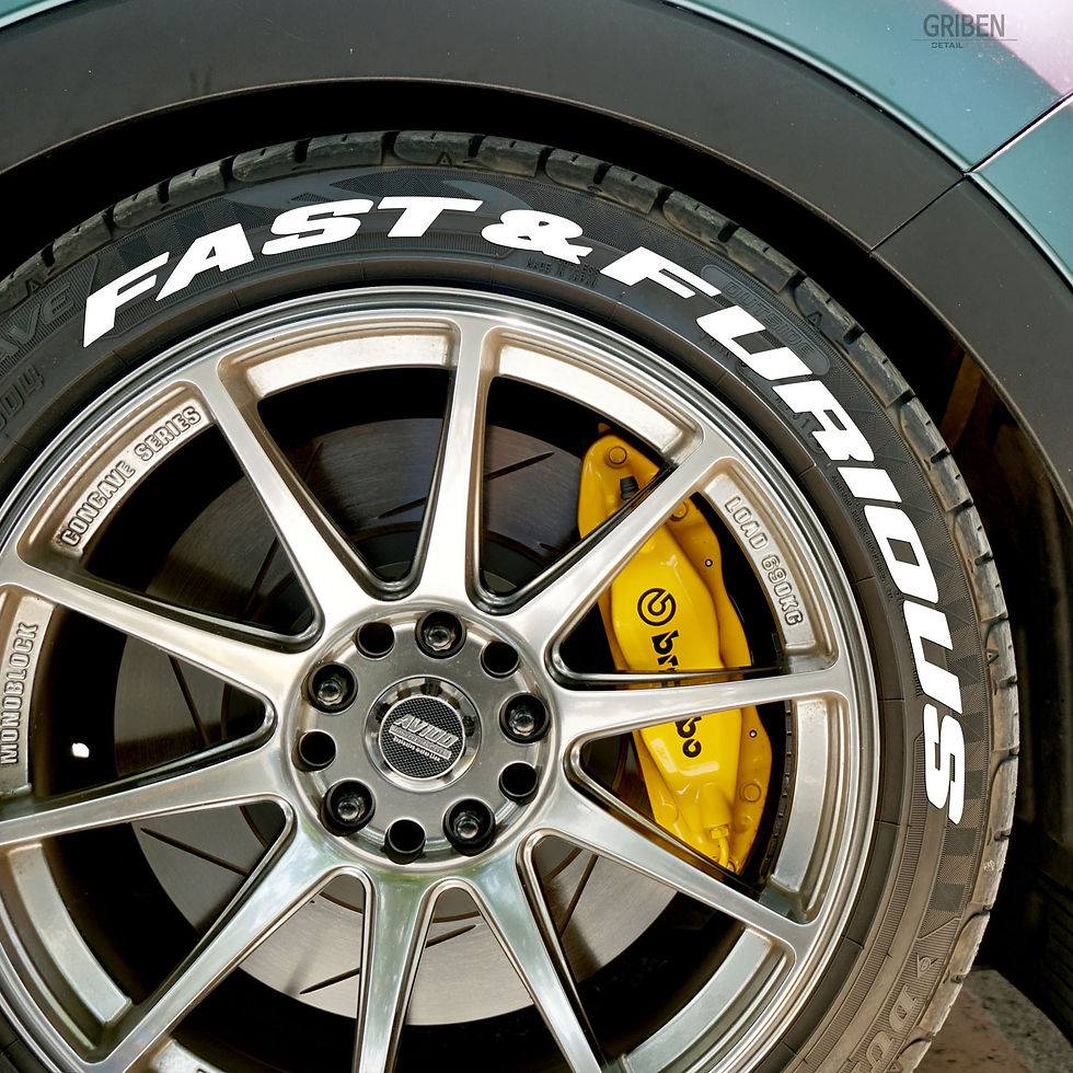 Μικρογραφία: FAST&FURIOUS Tire Lettering Sticker