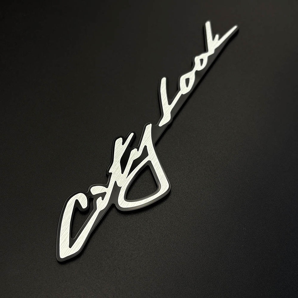 Miniaturbild: Griben Car Slogan Emblem Handwriting Badge 30428
