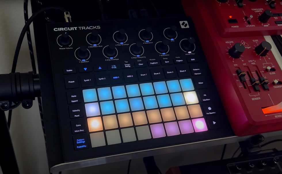 Sequencer randomization on Novation Circuit Tracks