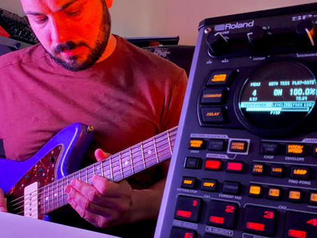 SP404 MK2 Looper and Guitar