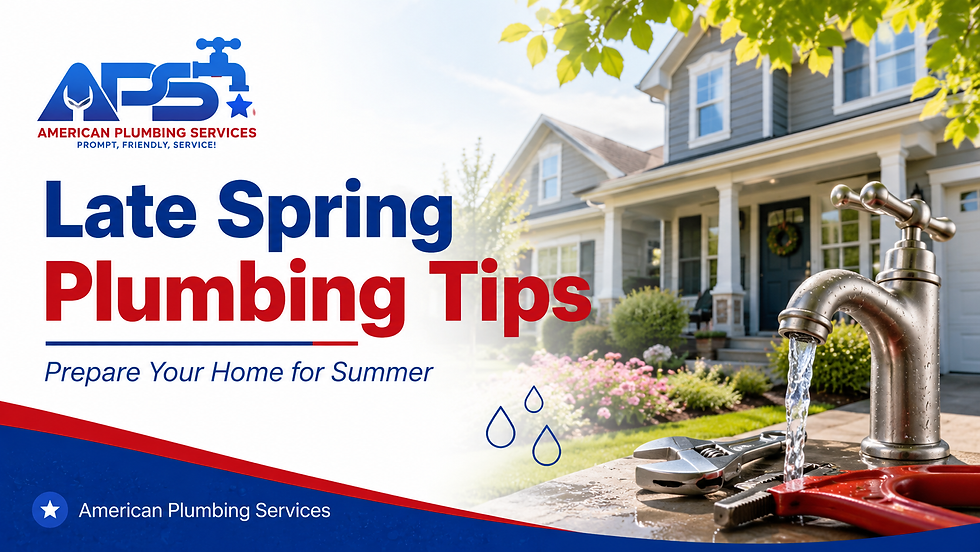 Spring Plumbing Tips