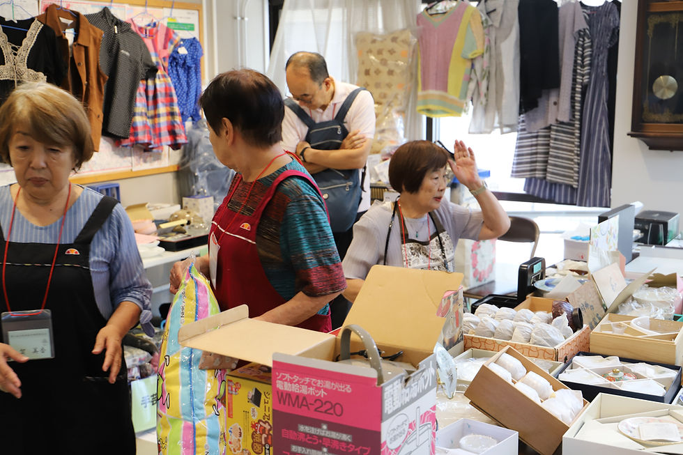 私が狙っていた「たこ焼き器」と「下駄」はいつの間にか売れてしまっていました😅