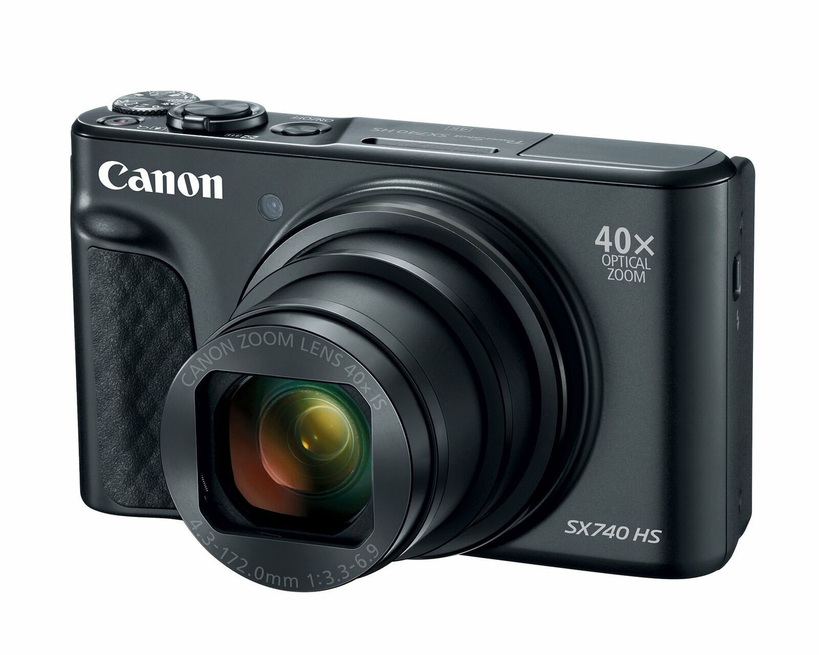 Canon PowerShot SX740 HS 20.3MP Point & Shoot Camera - Black