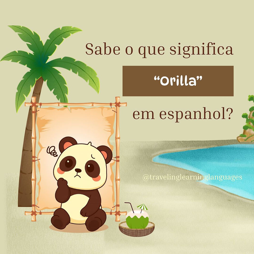 O que significa "ORILLA" em Espanhol?