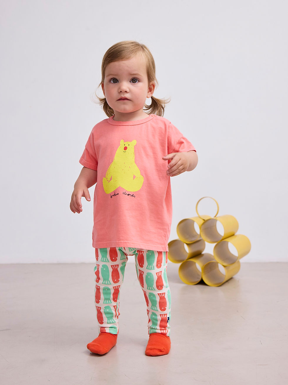 Thumbnail: Hug Me Bear T-Shirt And Smiling Woven Shorts