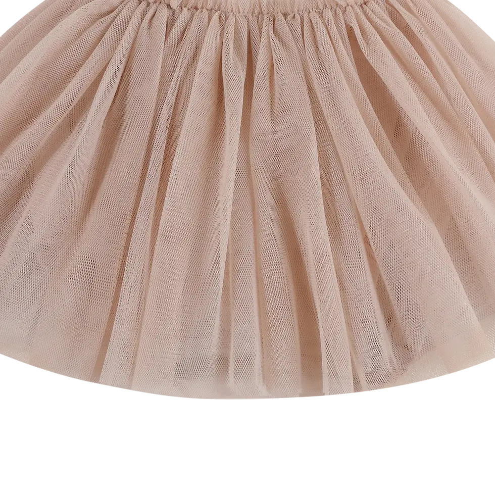 Thumbnail: Nowie Bodysuit | Cat | Warm White Rieta Skirt Light Coral