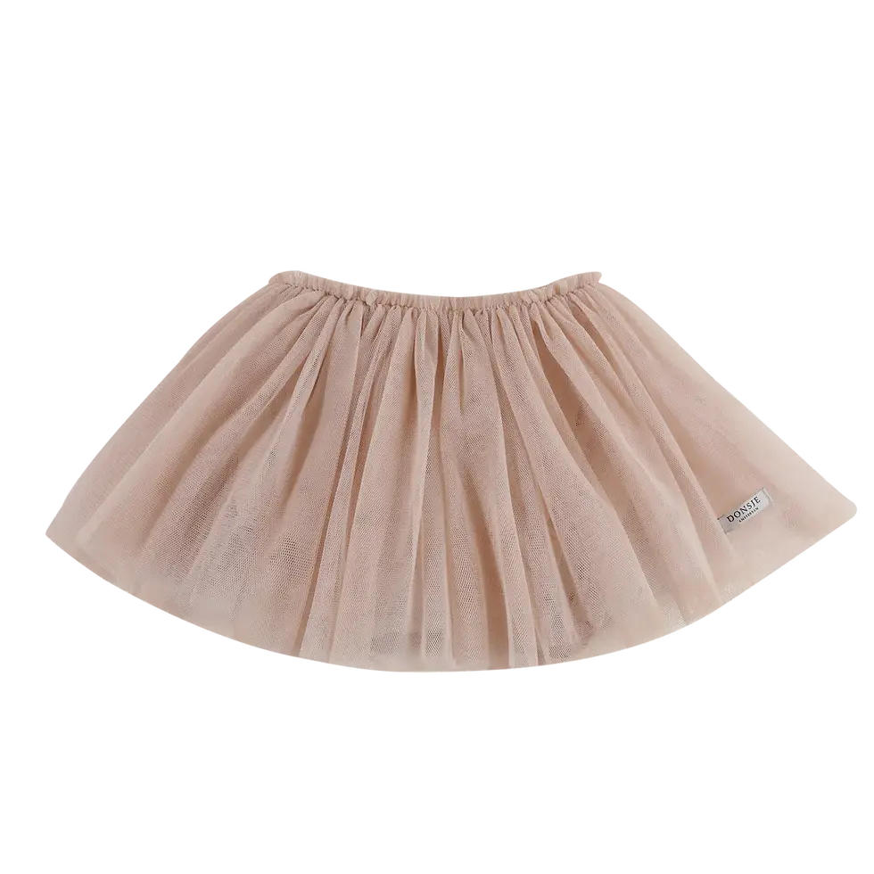 Thumbnail: Nowie Bodysuit | Cat | Warm White Rieta Skirt Light Coral