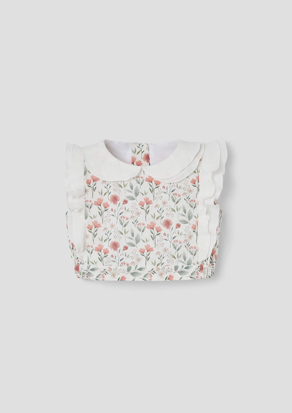 Thumbnail: Poppy Pattern Short Top & Pattern Culotte With Double Frill