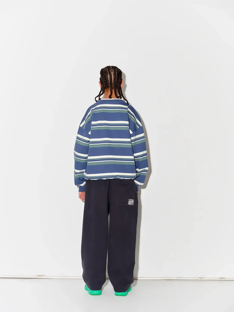 Thumbnail: Bubble Sweatshirt - Vintage Indigo Stripe