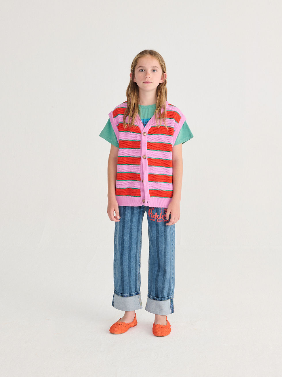 Thumbnail: BC Striped Knitted Vest