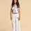 Thumbnail: Pommegrannate Embroidery Trousers   White