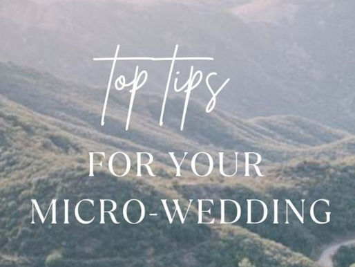 Top Tips For Your Micro-Wedding