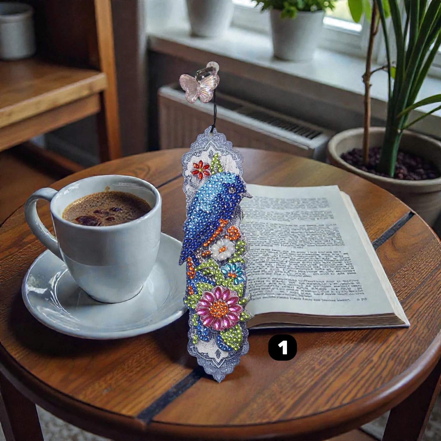marque pages oiseaux Diamonds painting