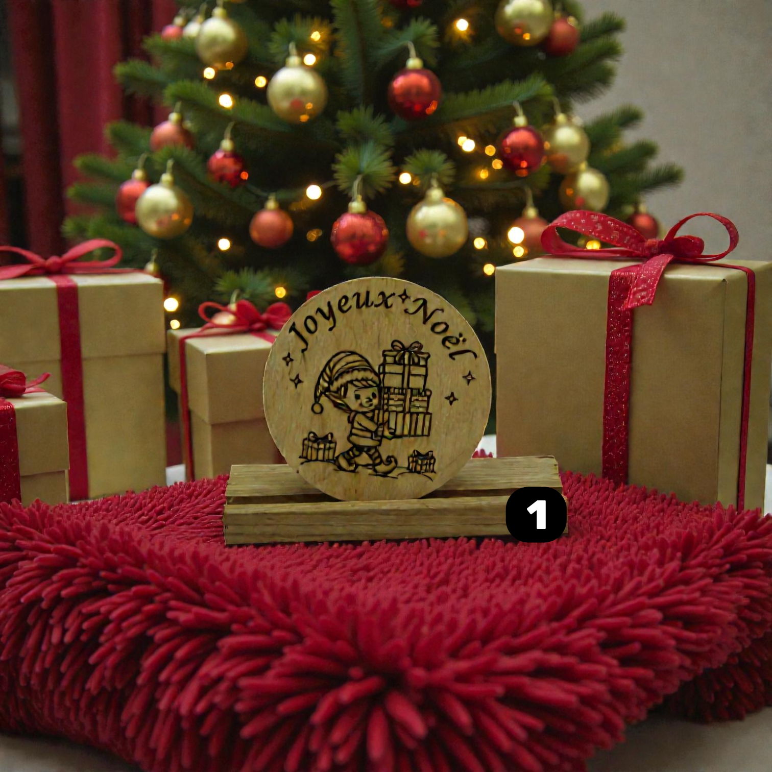 dessous de verre décoration de noël