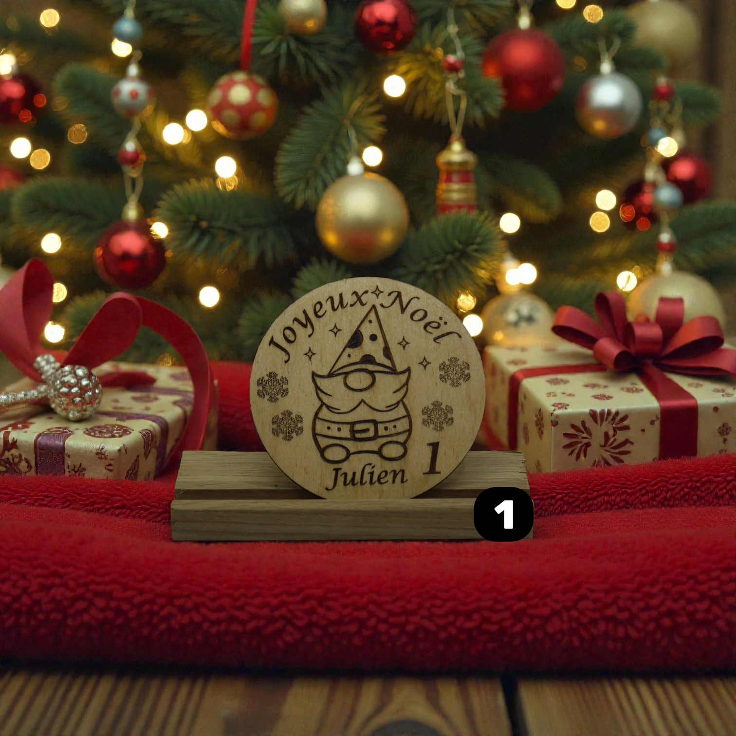 dessous de verre de noël
