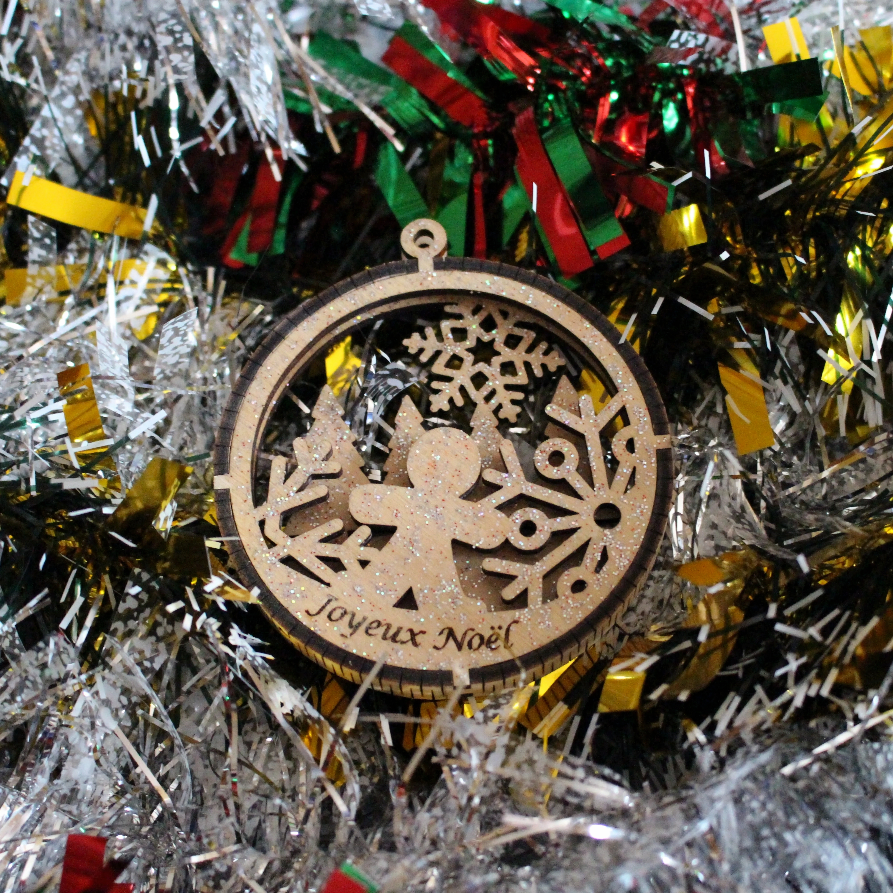 Boule de Noël Pain d'Epice 3D