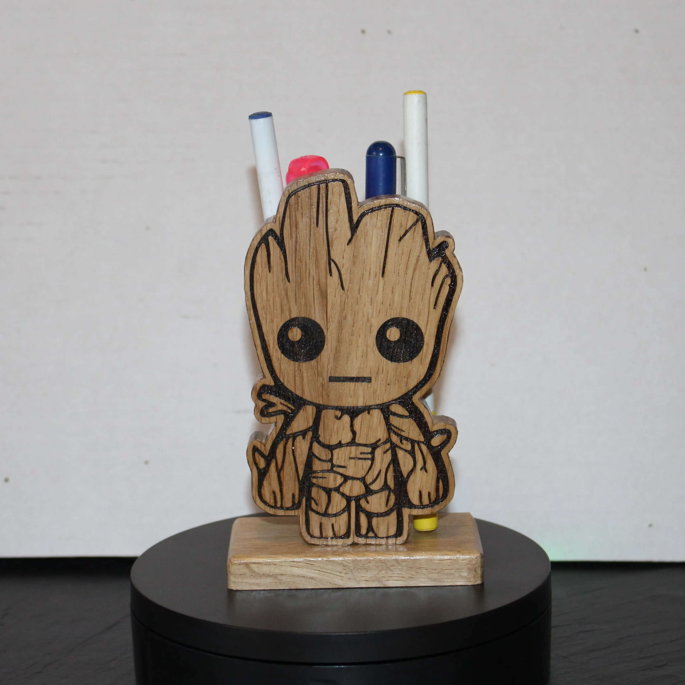 porte crayons en bois groot