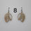 Miniature : boucles d'oreilles feuille en bois