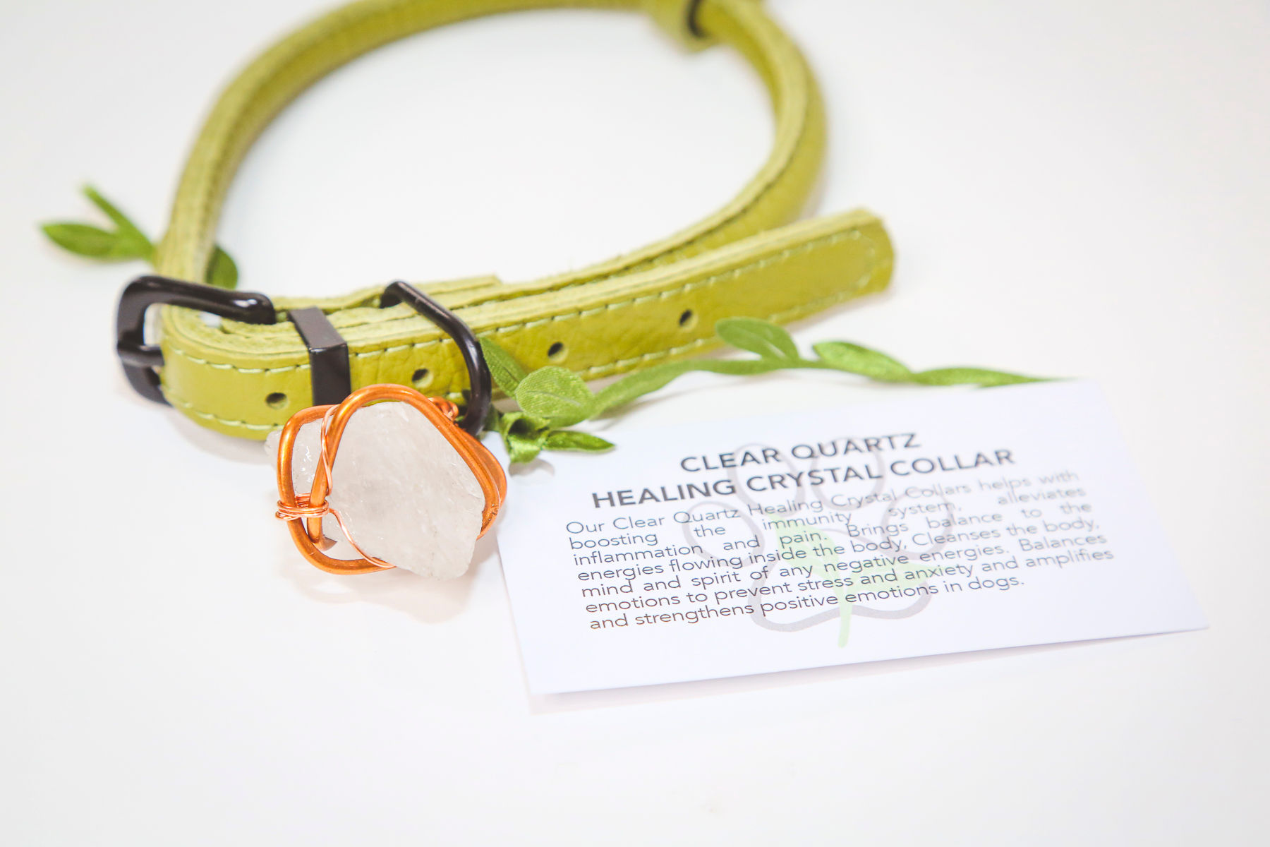 Clear Quartz Healing Crystal Collar