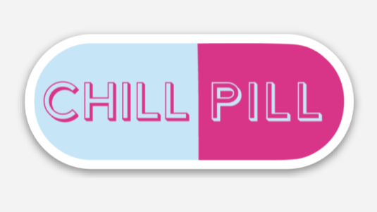 Chill Pill Sticker | brittford
