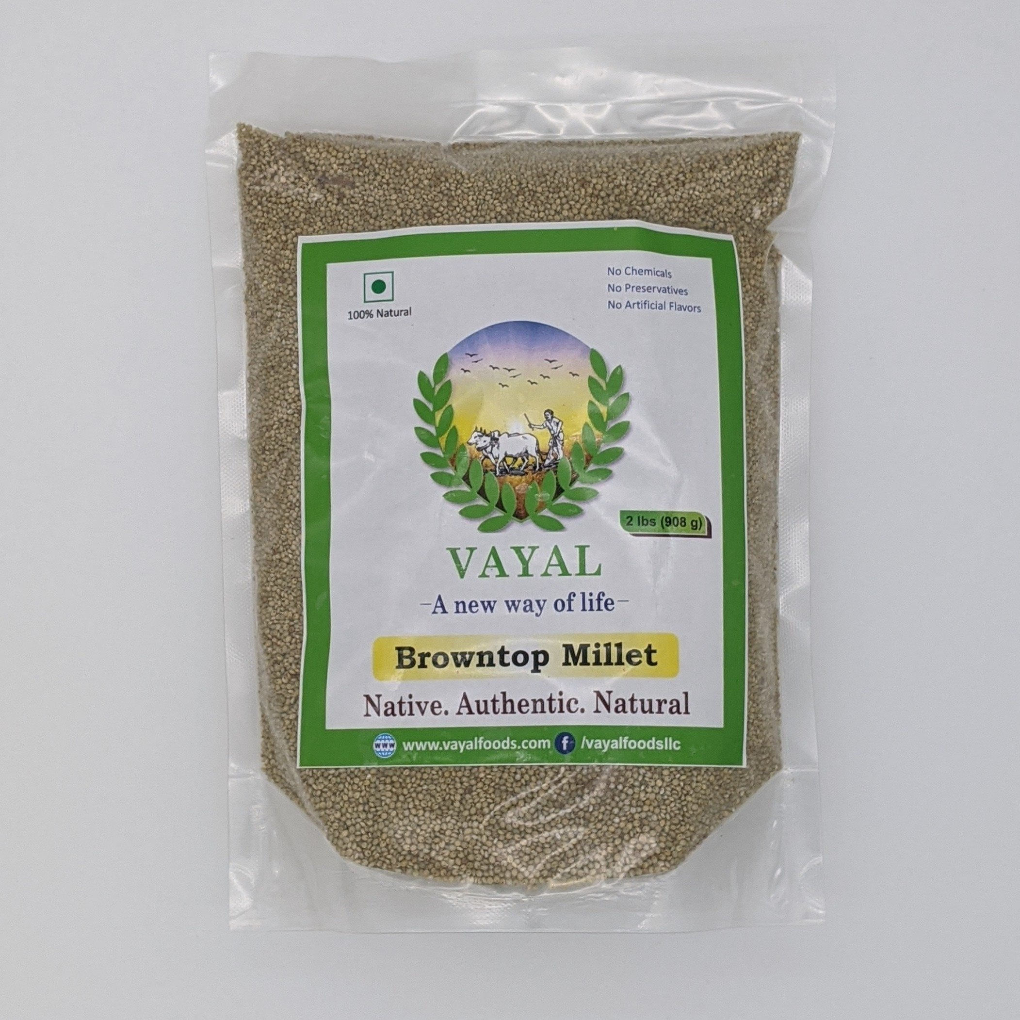 Vayal Browntop Millet - 2 LB