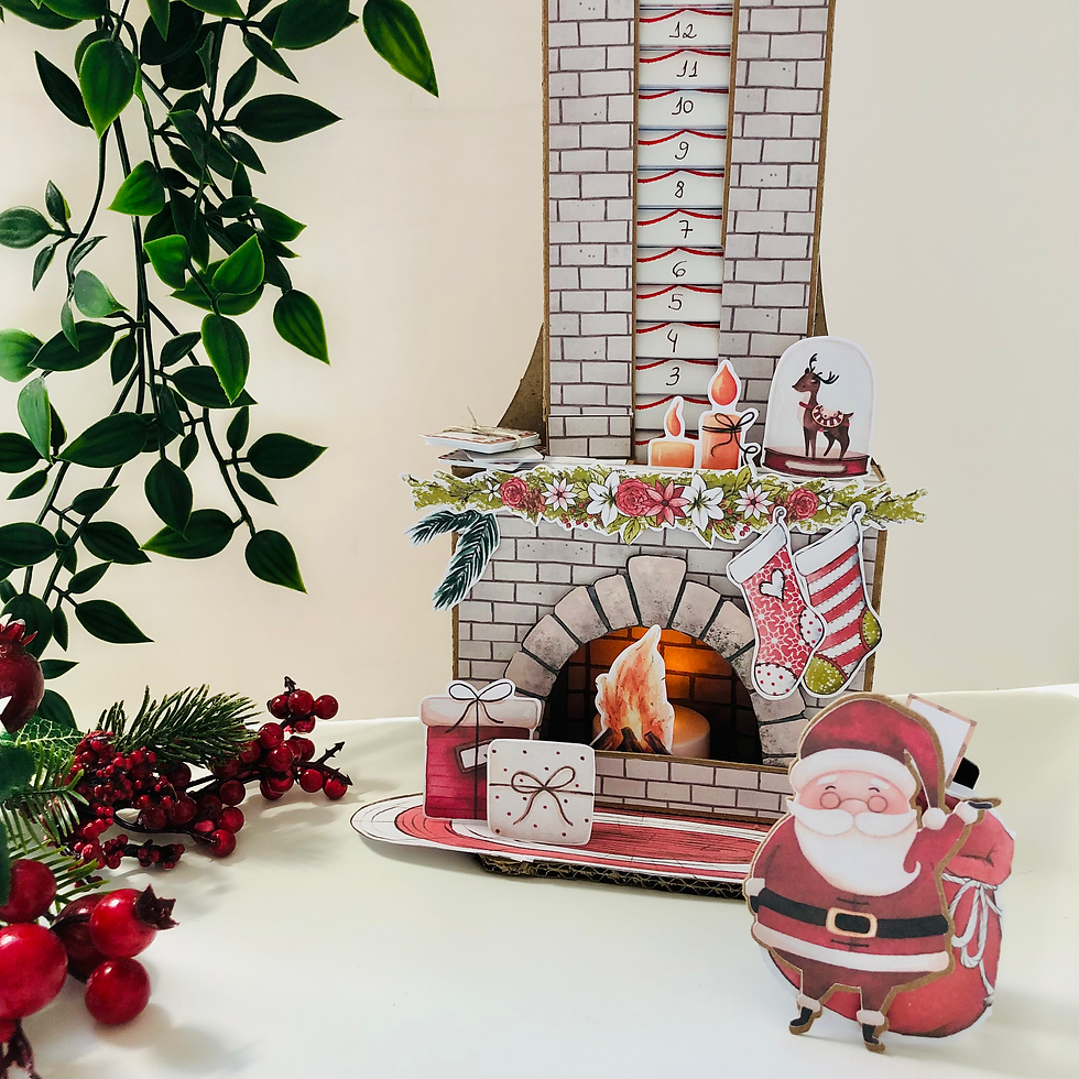 Miniatura: Calendário do Advento lareira