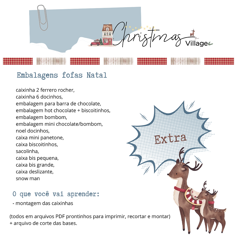 Miniatura: Embalagens Christmas Village