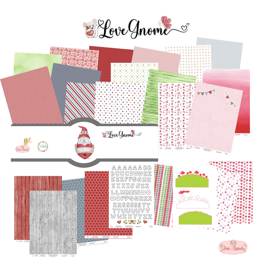 Coleção Básica Digital Love Gnome