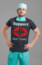 Support, Don't Panic 2 - Short-Sleeve Unisex T-Shirt QuianaChildress.com