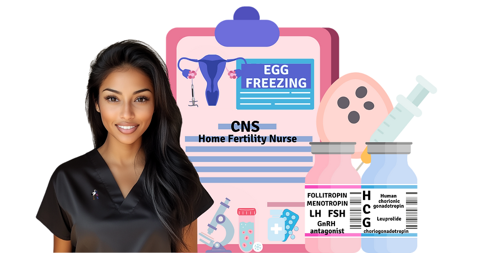 CNS Nurse Egg Freezing infographic