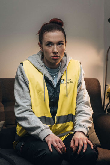 SaraDhimitri_200_KILO. TV-serie. BTS still photo. Skrevet og instrueret af Sivert Lendorph. En Killjoy Productions produktion.