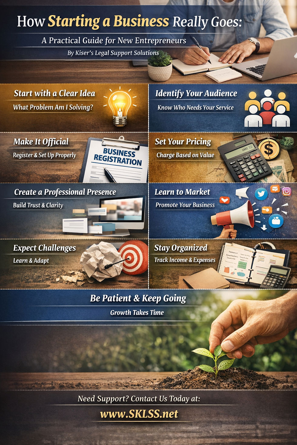 Starting a business takes vision, structure, and consistency. Build smart and keep going.