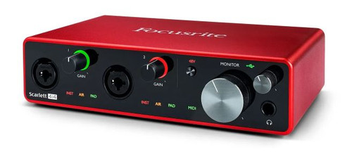Interfaz de audio Focusrite Scarlett 4i4 de 3ra generación