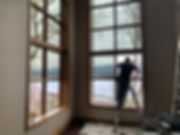 Residential window tint on home at South Holston Lake
