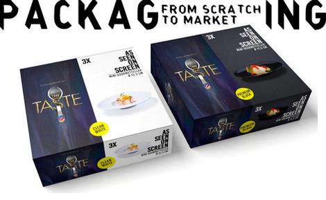 THE TASTE tableware packaging design