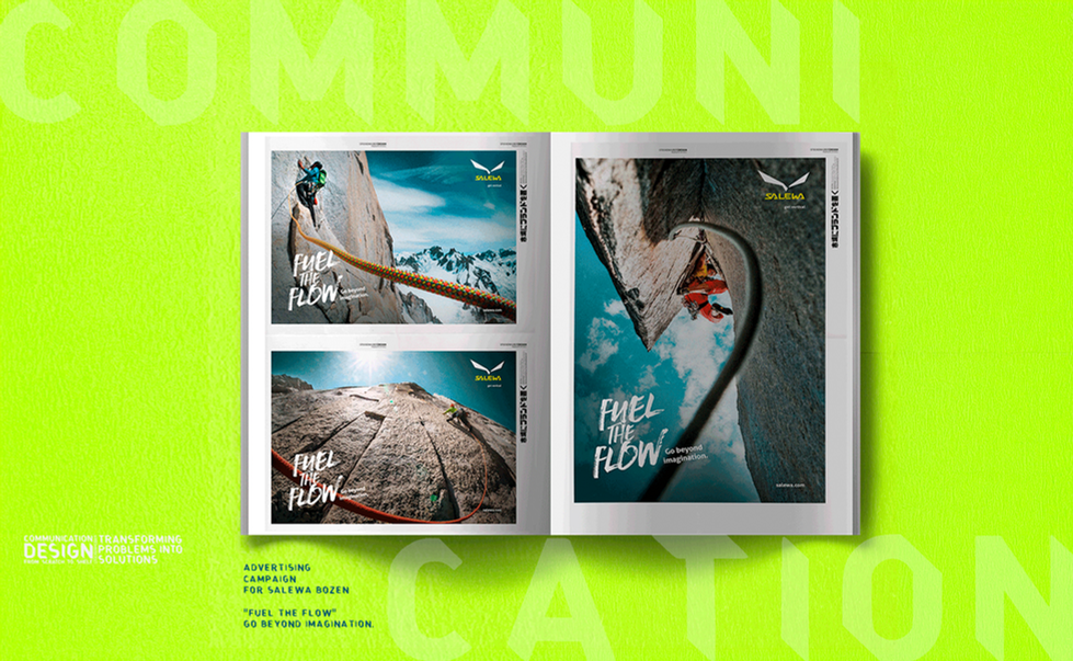 SALEWA
FUEL THE FLOW PRINT AD CAMPAIGN