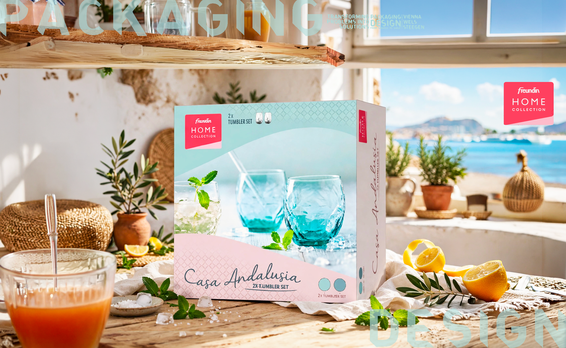 Burda freundin HOME Casa Andalusia tableware