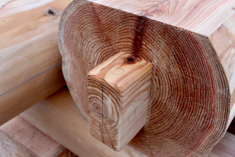A tenon joint