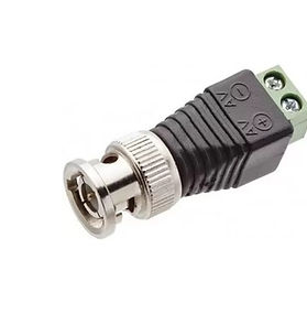 CONECTOR BNC MACHO BRK COM BORNE