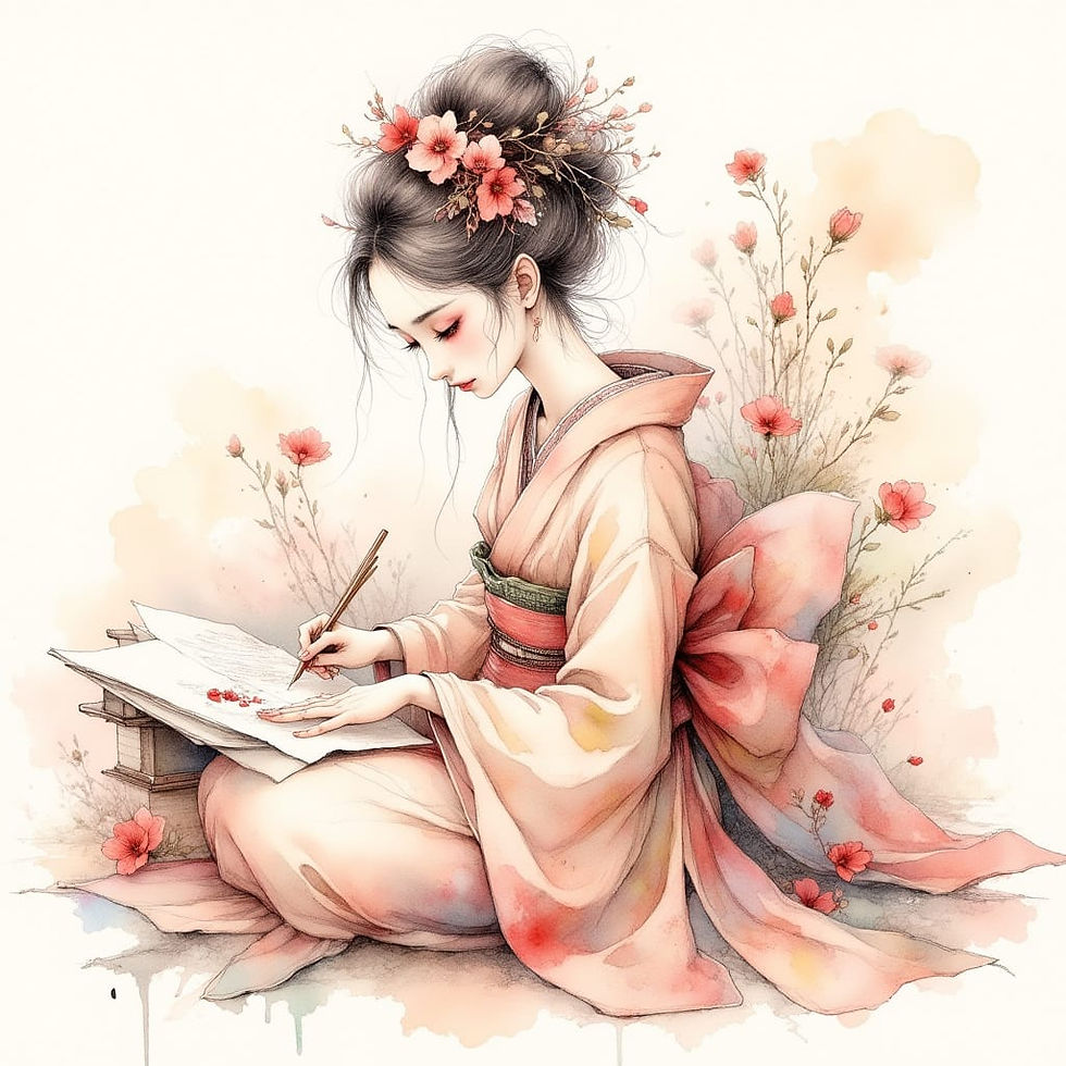 Artful brush strokes
